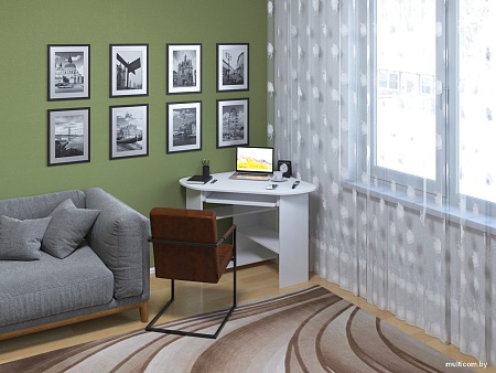 Стол Премиум Комфорт-4 (белый текстурный)