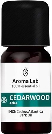 Косметика по уходу за телом Aroma Lab Эфирное масло кедра атласского Cedarwood Atlas Essential 10 мл