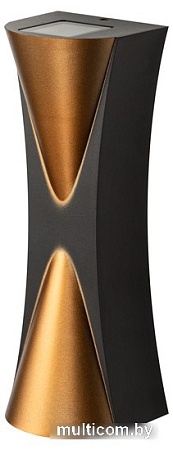 Фасадный светильник ЭРА WL43 BK+GD светодиодная 6Вт 3500К IP54 Б0054422 (черный/золото)