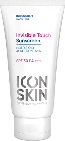 Крем солнцезащитный Icon Skin Invisible Touch SPF 30 для жирной и комбинированной кожи (50 мл)