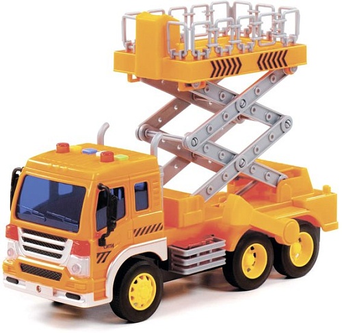 Автомобиль с подъемником Полесье Сити 89748 (оранжевый)