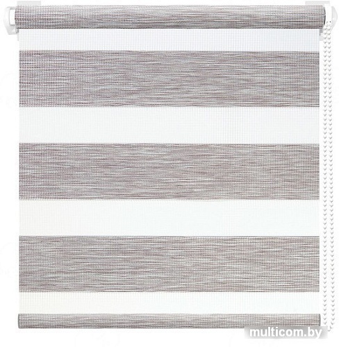 Шторы день-ночь АС МАРТ Вудэн 48x160 (светло-серый)