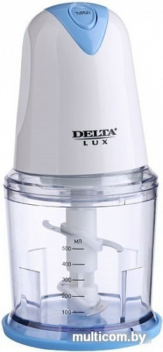 Измельчитель Delta Lux DL-7418 (белый/голубой)