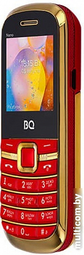 Мобильный телефон BQ-Mobile BQ-1415 Nano (красный/золотистый)