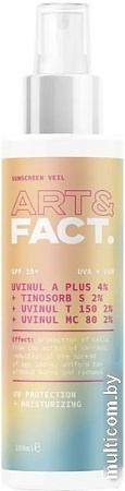 Спрей солнцезащитный Art&Fact SPF15+ Для лица и тела С химическими фильтрами (100 мл)