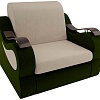 Кресло Лига диванов Меркурий 100672 60 см (бежевый/зеленый)