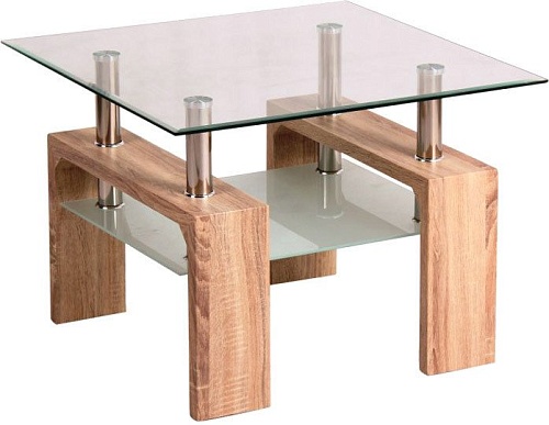 Журнальный столик Signal Lisa D Basic (белый)