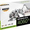 Видеокарта Inno3D GeForce RTX 4060 Ti 16GB Twin X2 OC White N406T2-16D6X-178055W