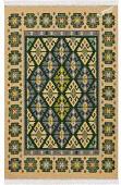 Ковер для жилой комнаты Shahintex Etno Icarpet 120x180 002 455474 (малахит)