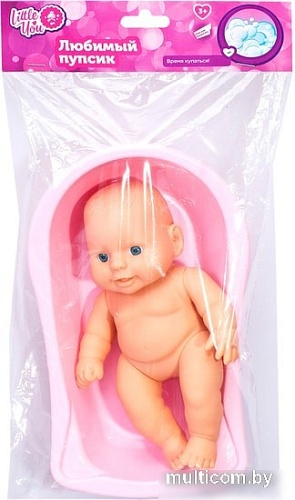 Кукла Little you Пупс в ванночке
