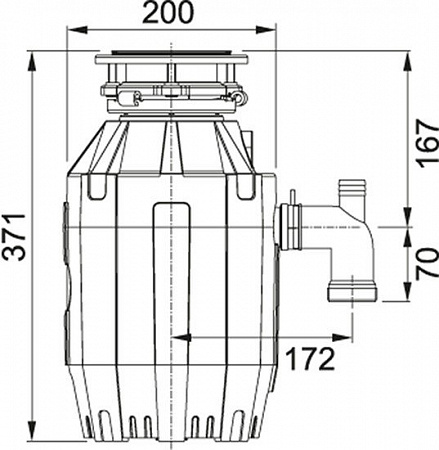 Измельчитель пищевых отходов Franke Turbo Elite TE-75 134.0535.241
