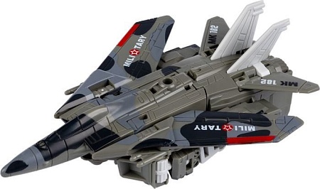 Трансформер Bondibon Самолет военный 2 в 1 ВВ6070-А