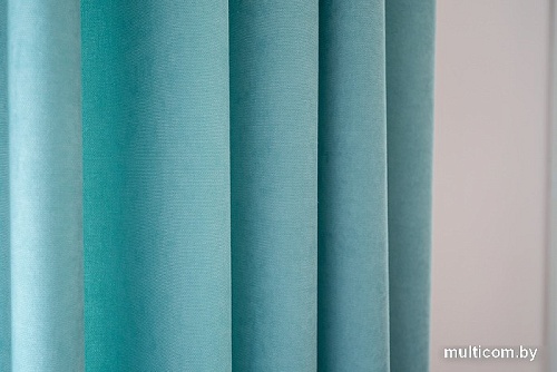 Комплект штор Decoretto Канвас свежий мятный КСМ-K12 4x2.5 м (мятный, 2 шт)