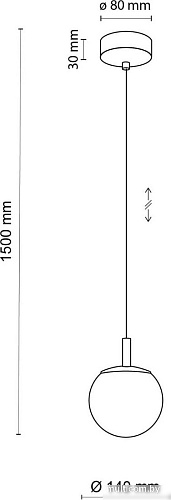 Подвесная люстра TK Lighting Cadix Gold 759