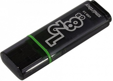 USB Flash Smart Buy Glossy 128GB (черный)