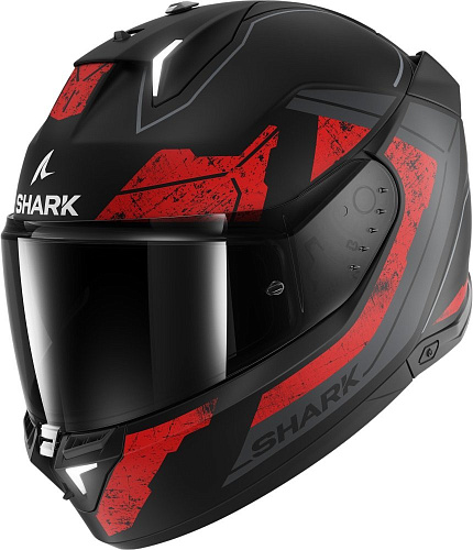 Shark Skwal i3 Rhad (р. XL, черный матовый/красный)