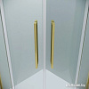 Душевой уголок Grossman Cosmo 100x100x195 301.K33.02.1010.32.00 (золото сатин/прозрачное стекло)