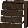 Комод Mio Tesoro Varma Prime 4 (коричневый)