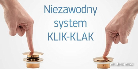 Донный клапан Rea Klik-Klak REA-A5218 (ретро черный)