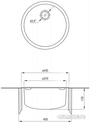 Кухонная мойка Deante Twist ZHC 3803 (оформление)