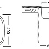 Кухонная мойка Ukinox Модерн MOP450.400 GT8C (с сифоном)