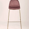 Стул Stool Group Валенсия велюр барный (пыльно-розовый) золотые ножки