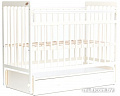 Детская кроватка Bambini Euro Style М 01.10.05 (белый)