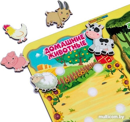 Сортер WoodLand Toys Какая разница? Домашние и дикие животные 117205