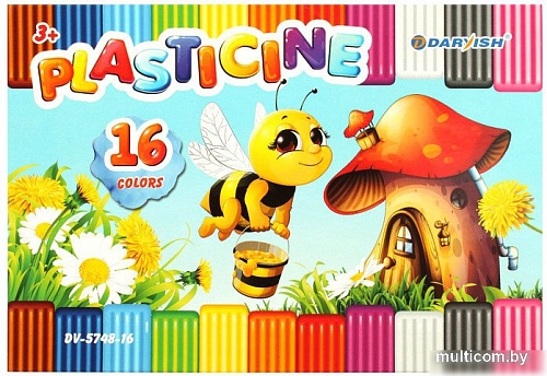 Пластилин Darvish DV-5748-16 (16 цв)