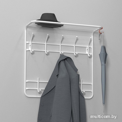 Вешалка для одежды ЗМИ 80 ВСП 9 (белый)