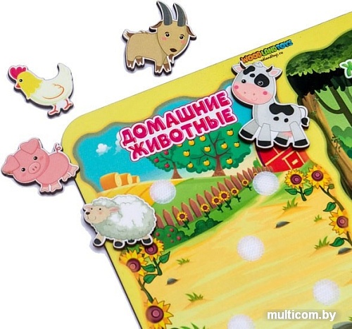 Сортер WoodLand Toys Какая разница? Домашние и дикие животные 117205
