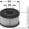 Clean filters MG1676