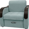 Кресло Сириус Лидер-1 НПБ 105x110 (Eva 25 велюр светло-зеленый)