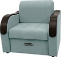Кресло Сириус Лидер-1 НПБ 105x110 (Eva 25 велюр светло-зеленый)