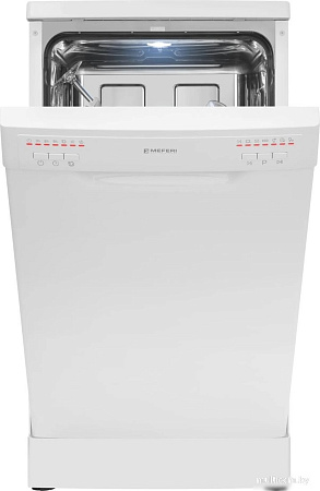 Отдельностоящая посудомоечная машина Meferi MDW4562WH FS Light