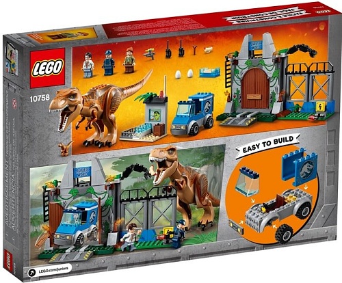 Конструктор LEGO Juniors 10758 Побег Ти-Рекса