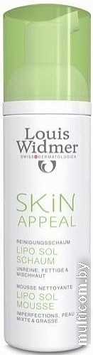 Louis Widmer Скин Эпил пенка для умывания Липо Сол для жирной кожи 150 мл