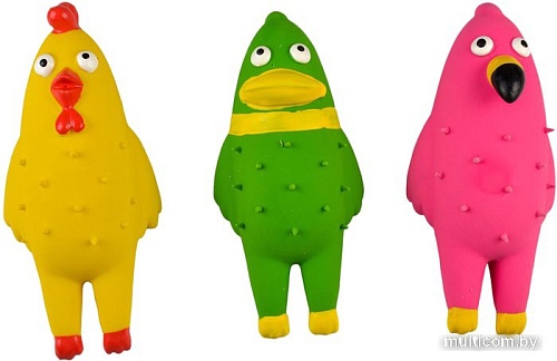 Игрушка для собак Duvo Plus Латексная птичка 13647/DV (цвет в ассортименте)