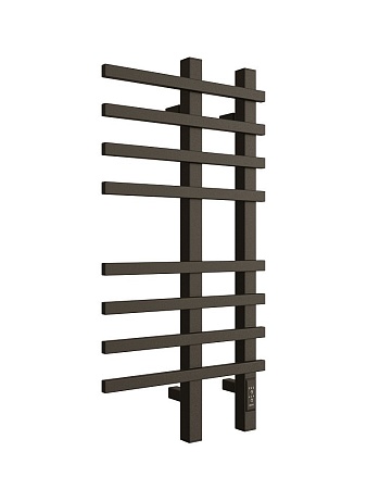 Полотенцесушитель Двин LX plaza neo 80/40 (черный матовый)