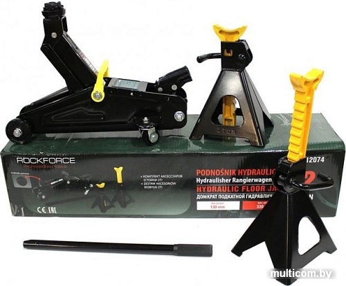 Подкатной домкрат RockForce RF-TH12074 2т