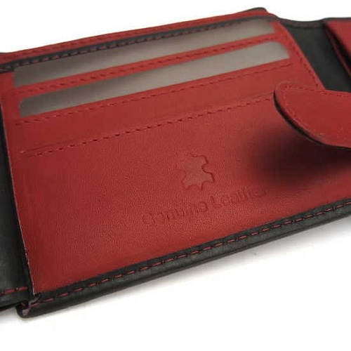 Кошелек Bellugio AM-24R-035 (черный/красный)