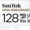 Карта памяти SanDisk High Endurance microSDXC SDSQQNR-128G-GN6IA 128GB (с адаптером)