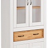 Шкаф-витрина Диприз Landhouse Д.30004.1 (сосна, белый/бейц отто)