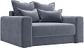 Кресло-кровать Mio Tesoro Отман (Velutto 32, серый)