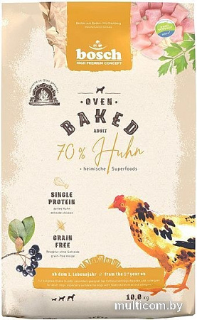Сухой корм для собак Bosch HPC Oven Baked 70% Chicken 10 кг
