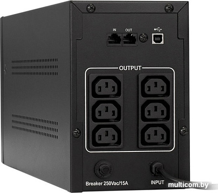 Источник бесперебойного питания ExeGate SpecialPro UNB-1500.LED.AVR.C13.RJ.USB