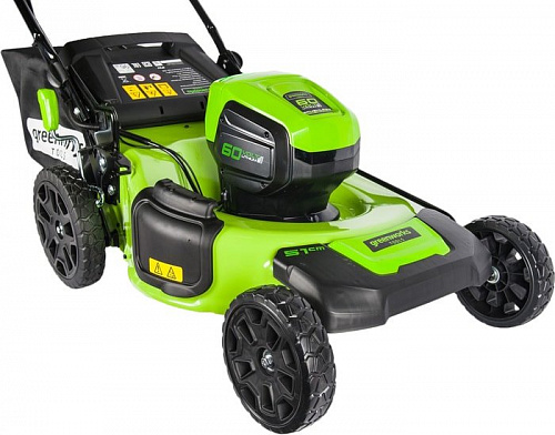 Колёсная газонокосилка Greenworks GD60LM51HP (с 1-м АКБ 4 Ah)