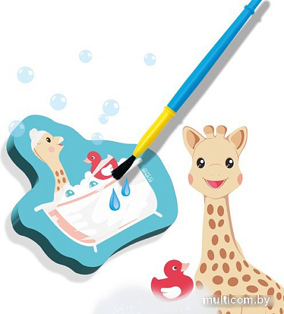 Набор игрушек для ванной SES Creative Для рисования водой My First Sophie La Girafe 14499