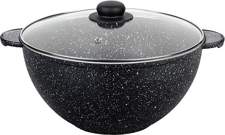 Казан Elan Gallery Гармония вкуса 120224 (черный мрамор)