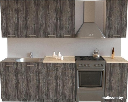 Кухня Хоум Лайн Луиза 1800 (сосна пасадена/сосна пасадена)